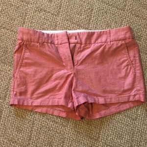 Size 4 J Crew coral 3inch inseam shorts. Very good used condition. $12